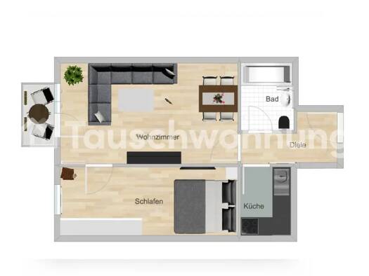 Wohnung zur Miete Tauschwohnung 456 € 2 Zimmer 48 m² 2. Geschoss Pieschen-Nord/Trachenberge Dresden 01127