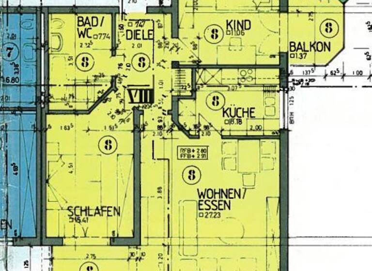 Wohnung zum Kauf 190.000 € 3 Zimmer 81,1 m²<br/>Wohnfläche 1.<br/>Geschoss ab sofort<br/>Verfügbarkeit Riedheimerstr. 8 Hilzingen Hilzingen 78247