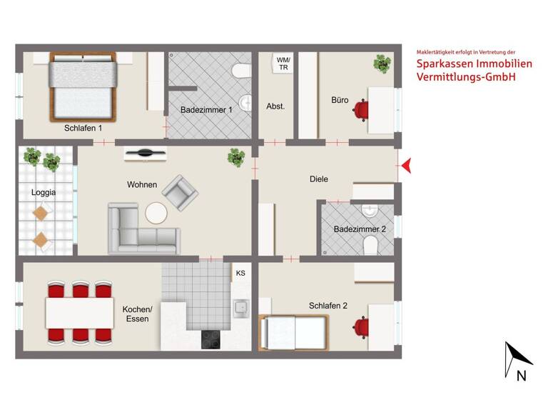 Wohnung zum Kauf provisionsfrei 609.000 € 4 Zimmer 118,9 m² Weiden 92637