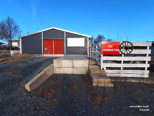 Lagerhalle zur Miete 1.132 € 283 m² Lagerfläche Pfaffengutstraße 4 Reißig Plauen 08525