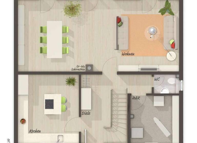 Einfamilienhaus zum Kauf - Erstbezug provisionsfrei 332.840 € 5 Zimmer 134 m² 711 m² Grundstück Krügersdorf Friedland 15848