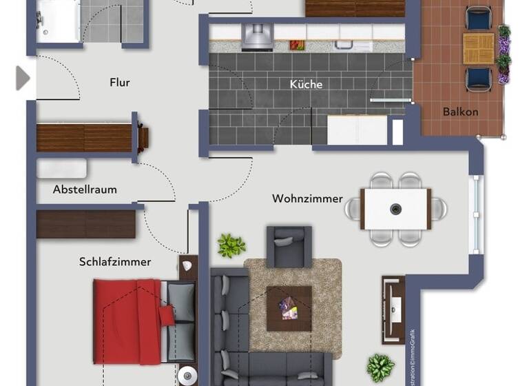Wohnung zum Kauf 189.000 € 3 Zimmer 74 m²<br/>Wohnfläche Dachgeschoss, 2.<br/>Geschoss ab sofort<br/>Verfügbarkeit Büchlberg Büchlberg 94124