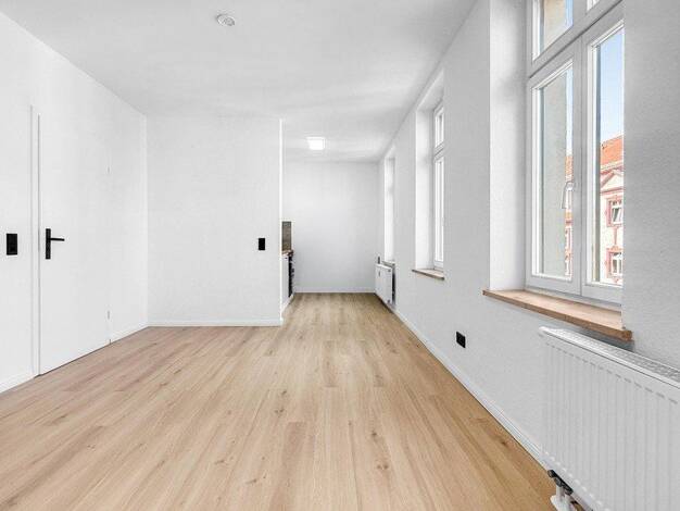 Wohnung zur Miete 500 € 1 Zimmer 38 m² 3. Geschoss Stünzer Straße 1 Anger-Crottendorf Ost 04318