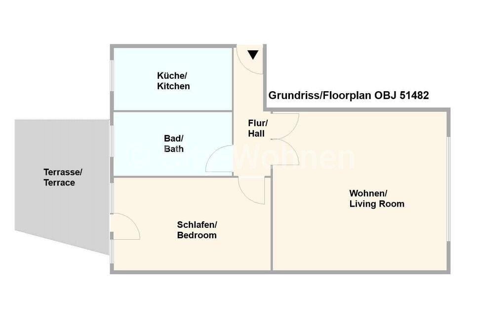 Wohnung zur Miete Wohnen auf Zeit 1.800 € 2 Zimmer 63 m²<br/>Wohnfläche 01.03.2025<br/>Verfügbarkeit Braußpark Hamm Hamburg 20537