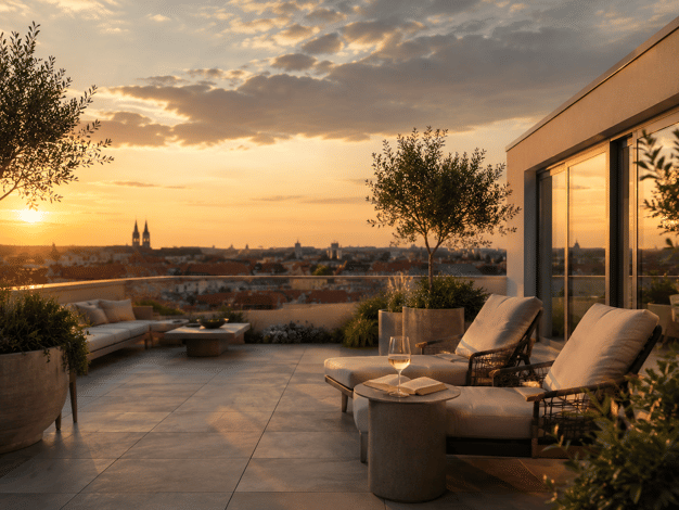 Penthouse zum Kauf - Erstbezug provisionsfrei 1.133.500 € 4 Zimmer 133 m² 3. Geschoss Fahrstraße Innenstadt Erlangen 91054