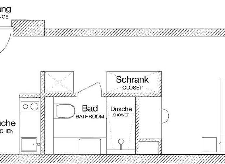 Studio zur Miete Wohnen auf Zeit 1.690 € 1 Zimmer 41 m² frei ab 25.05.2026 Mülheim Köln 51063