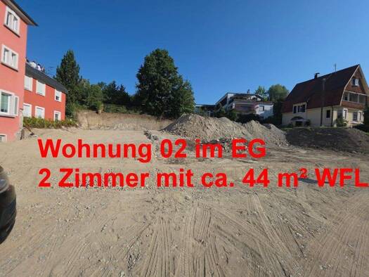Wohnung zum Kauf provisionsfrei 272.500 € 2 Zimmer 44 m² Schillerstraße 24 Wangen Wangen im Allgäu 88239