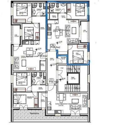 Wohnung zum Kauf 206.150 € 2 Zimmer 54 m² 1. Geschoss Pula center 52100