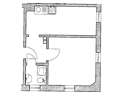Wohnung zur Miete 360 € 1 Zimmer 31 m² Geschoss 3/3 frei ab 15.10.2026 Löbtau-Süd Ortsamtsbereich Cotta 01159
