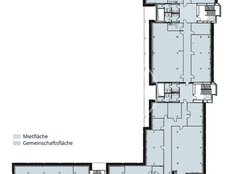 Bürogebäude zur Miete provisionsfrei 2.051 m² Bürofläche teilbar ab 344 m² Schlossgarten 14 Damperhof Kiel 24103