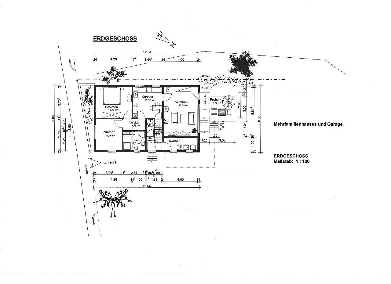 Mehrfamilienhaus zum Kauf als Kapitalanlage geeignet 688.000 € 215 m²<br/>Wohnfläche 554 m²<br/>Grundstück Wilhelmstr. 40 Ottersdorf Rastatt 76437