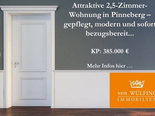 Wohnung zum Kauf 385.000 € 2,5 Zimmer 80 m² Innenstadt 25421