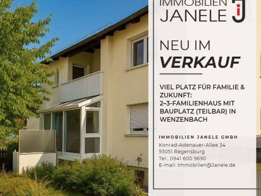 Mehrfamilienhaus zum Kauf 840.000 € 183 m² 1.053 m² Grundstück frei ab sofort Wenzenbach 93173