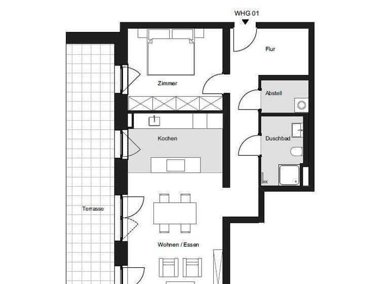 Wohnung zur Miete 1.277 € 2 Zimmer 98,2 m²<br/>Wohnfläche Fritz-Hackstr. 2/4 Niederweiler Müllheim 79379