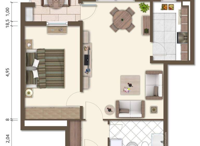 Wohnung zum Kauf 160.000 € 2 Zimmer 58 m² 4 Geschosse frei ab sofort Hochdahl Erkrath 40699