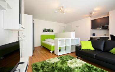 Studio zur Miete Wohnen auf Zeit 1.345 € 1 Zimmer 35 m² Gerauer Straße 30 Mörfelden Mörfelden-Walldorf 64546
