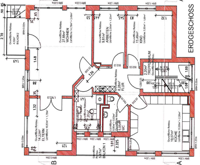 Wohnung zur Miete 1.355 € 4 Zimmer 109 m²<br/>Wohnfläche Heide - Süd Halle 06120