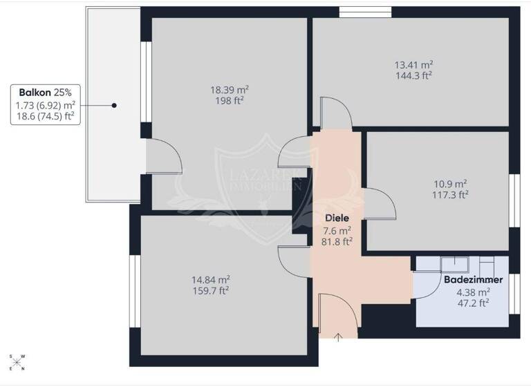 Wohnung zum Kauf 105.000 € 2 Zimmer 74 m² 3. Geschoss frei ab sofort Neuenrade 58809
