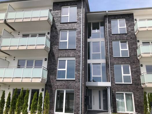 Wohnung zur Miete - Erstbezug 520 € 2 Zimmer 56,5 m² 3. Geschoss frei ab sofort Im Rosenwinkel 2 Stolzenau Stolzenau 31592