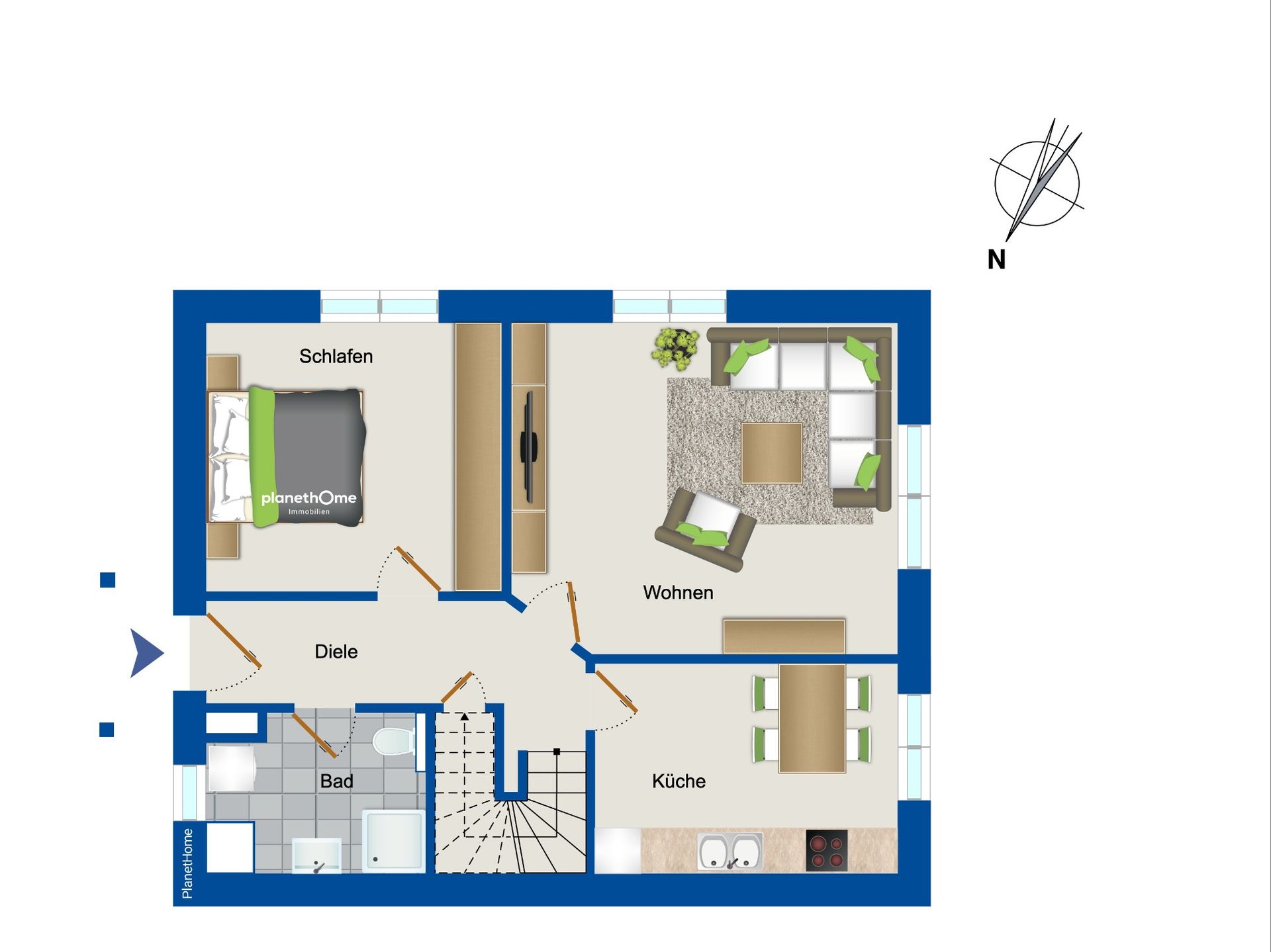 Doppelhaushälfte zum Kauf 275.000 € 4 Zimmer 98 m²<br/>Wohnfläche 434 m²<br/>Grundstück Ihrhove Westoverledingen 26810