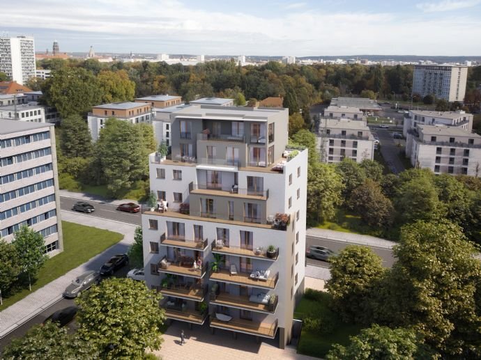 Penthouse zum Kauf provisionsfrei als Kapitalanlage geeignet 805.490 € 3 Zimmer 115,1 m²<br/>Wohnfläche Strehlener Straße 26 Südvorstadt-Ost (Ackermannstr.) Dresden 01069