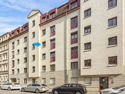 Wohnung zum Kauf 124.500 € 2 Zimmer 53 m² 3. Geschoss Volkmarsdorf Leipzig 04315