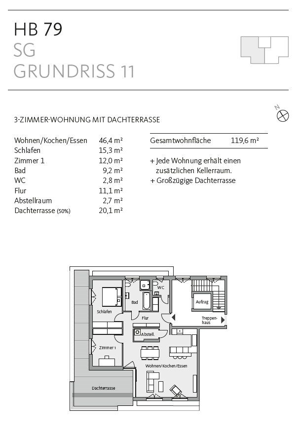 Penthouse zum Kauf provisionsfrei 760.000 € 3 Zimmer 120 m²<br/>Wohnfläche 2.<br/>Geschoss Heinrich-Busold-Str. 79 Friedberg Friedberg 61169