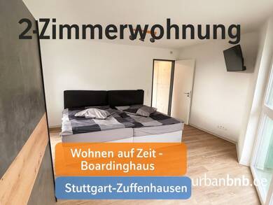 Wohnung zur Miete Wohnen auf Zeit 1.200 € 2 Zimmer 49 m² frei ab 18.08.2025 Ludwigsburger Str. 0 Zuffenhausen Stuttgart Zuffenhausen 70435