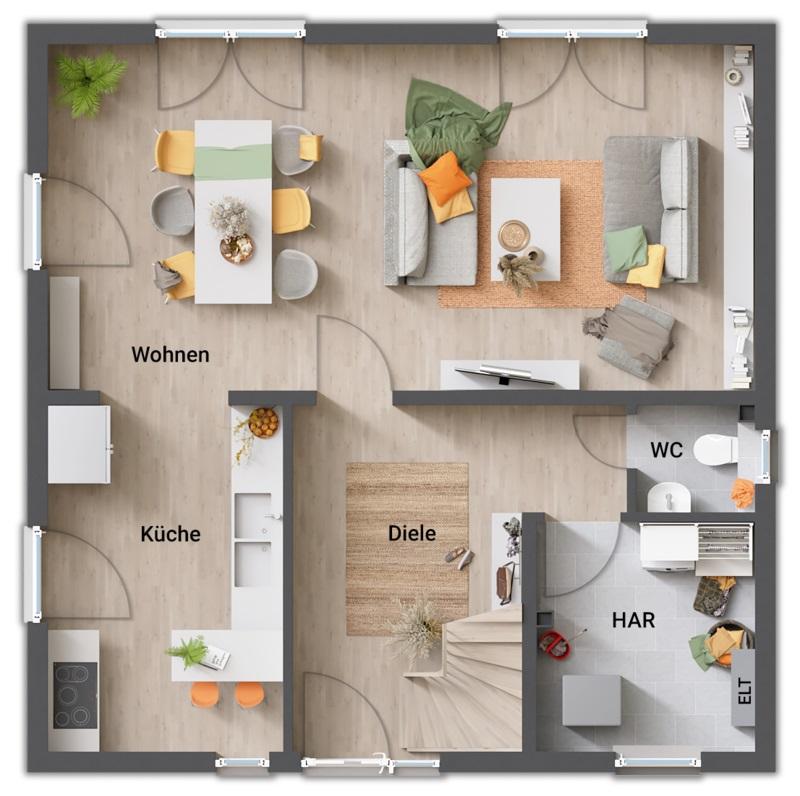 Einfamilienhaus zum Kauf 566.999 € 5 Zimmer 128 m²<br/>Wohnfläche 500 m²<br/>Grundstück Harthausen 67376