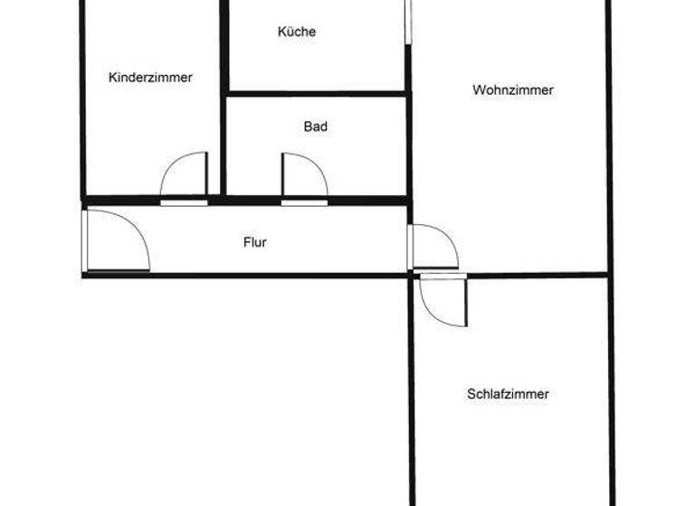 Wohnung zur Miete 645 € 3 Zimmer 55,4 m² 1. Geschoss frei ab 22.12.2025 Greflingerstraße 31 Ostenviertel Regensburg 93055
