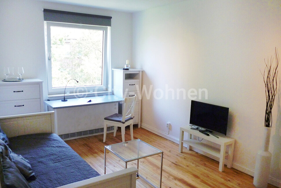 Wohnung zur Miete Wohnen auf Zeit 1.195 € 1 Zimmer 38 m²<br/>Wohnfläche 01.10.2024<br/>Verfügbarkeit Boberger Straße Horn Hamburg 22111