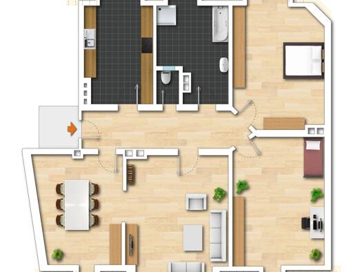 Wohnung zum Kauf 145.000 € 4 Zimmer 150 m² Innenstadt Neunkirchen 66538