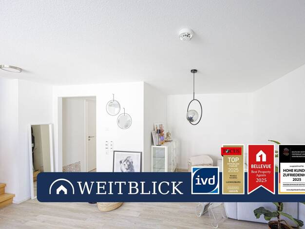Wohnung zur Miete 960 € 2 Zimmer 62 m² frei ab sofort West Ludwigsburg 71636