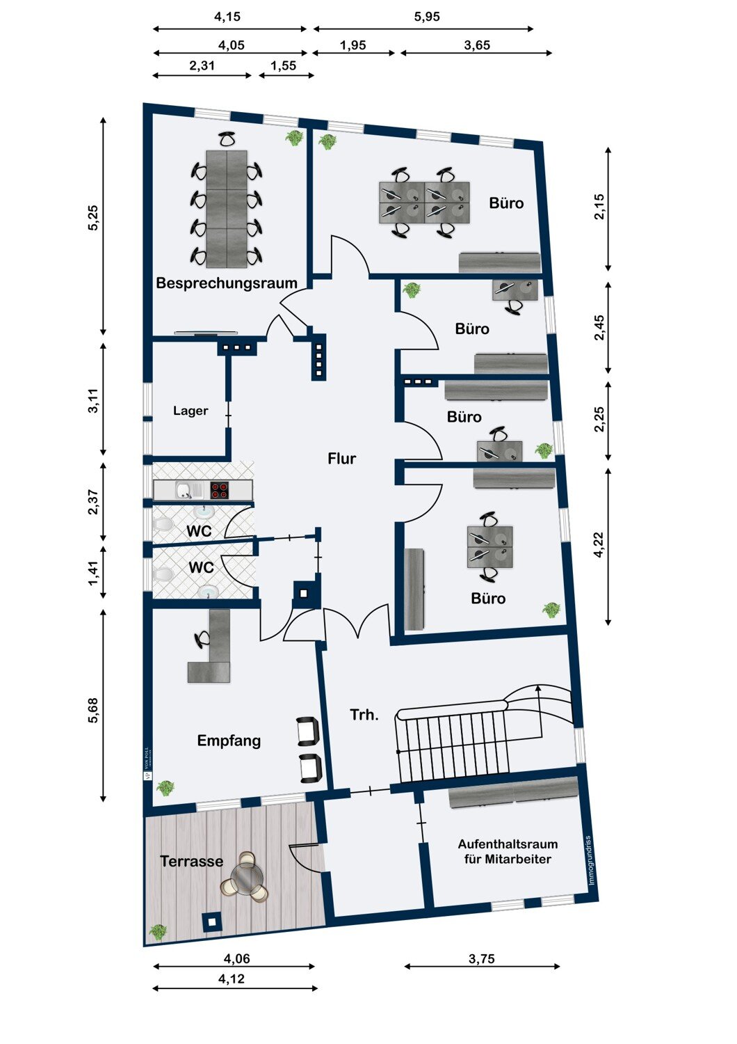 Bürogebäude zur Miete 20,78 € 7 Zimmer 154 m²<br/>Bürofläche Rothenburg Rothenburg ob der Tauber 91541