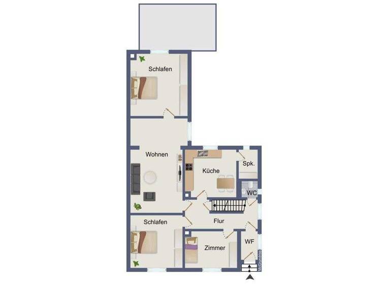 Einfamilienhaus zum Kauf 135.000 € 7 Zimmer 190 m² 732 m² Grundstück Völkershausen Vacha 36404