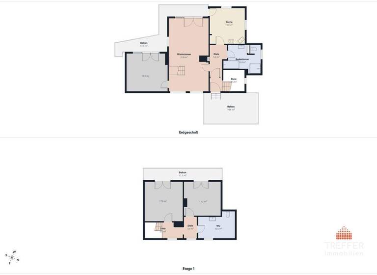 Maisonette zur Miete 2.400 € 4 Zimmer 134 m² 6341 Ebbs