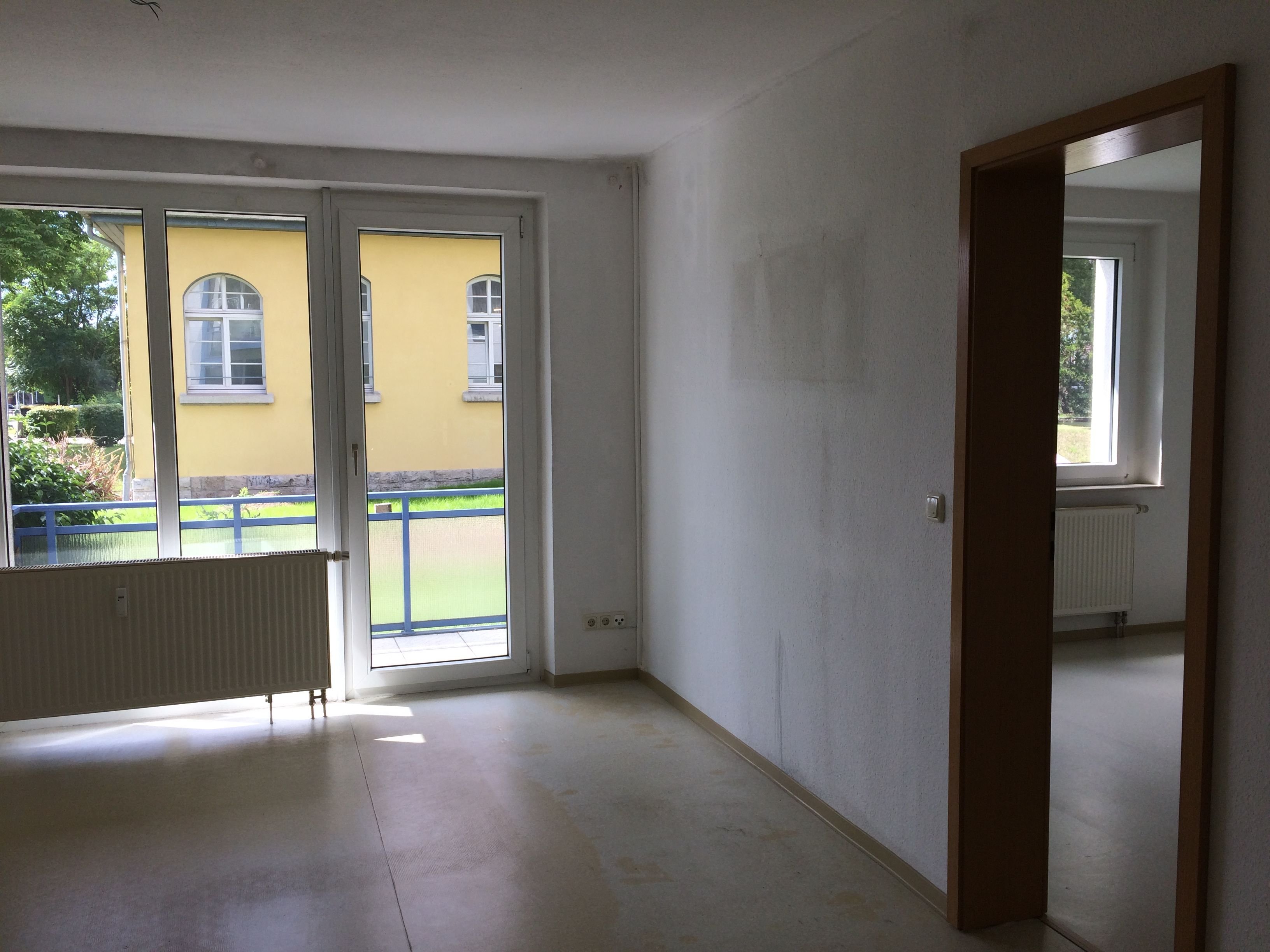 Wohnung zur Miete nur mit Wohnberechtigungsschein 329 € 3 Zimmer 59,5 m²<br/>Wohnfläche EG<br/>Geschoss 01.12.2024<br/>Verfügbarkeit Thamsbrücker Str. 21 c Bad Langensalza Bad Langensalza 99947