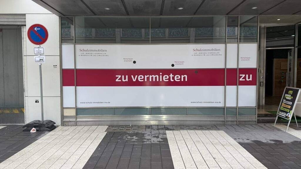 Laden zur Miete 1.900 € 42 m² Verkaufsfläche Quadrate Mannheim 68161