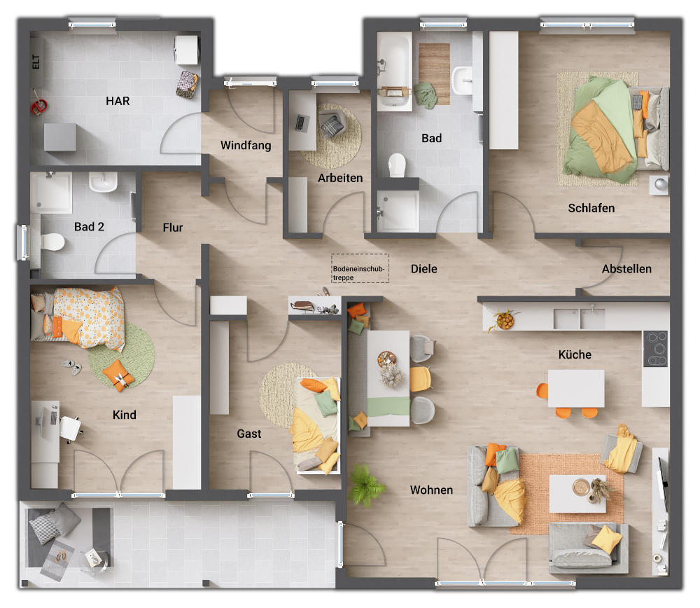 Einfamilienhaus zum Kauf 272.050 € 6 Zimmer 133 m²<br/>Wohnfläche 870 m²<br/>Grundstück Dingelstädt 37351