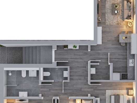 Wohnung zur Miete - Erstbezug 1.050 € 4 Zimmer 82,5 m² 2. Geschoss Lingen Lingen (Ems) 49809