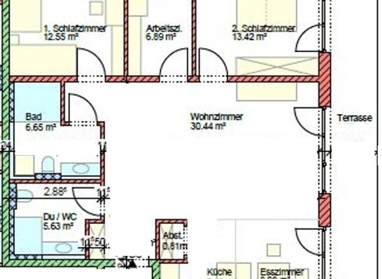 Wohnung zum Kauf - Erstbezug 3 Zimmer 112,7 m² Bad Wiessee 83707