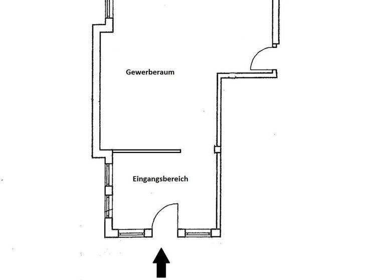 Laden zum Kauf 57.000 € 2 Zimmer 57,9 m² Verkaufsfläche Platanenstraße Volkstedt Rudolstadt 07407