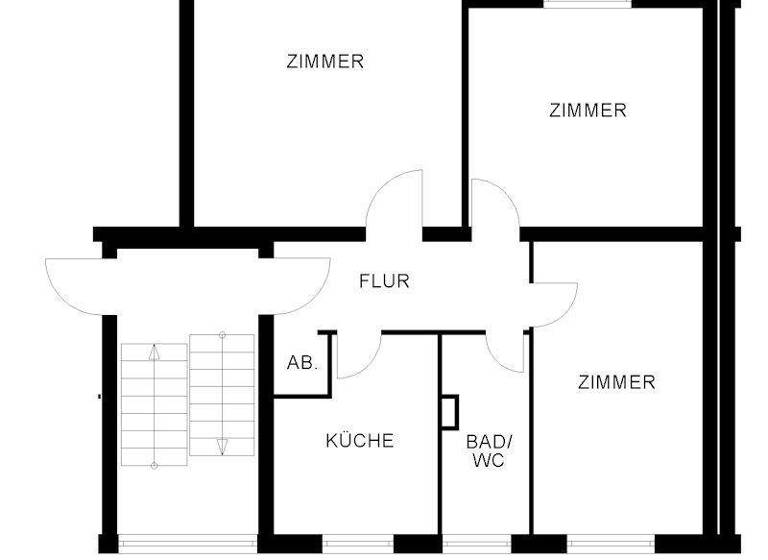 Wohnung zur Miete 371 € 3 Zimmer 66,4 m² 3. Geschoss Hans-Böckler-Straße 82 Leherheide Bremerhaven 27578