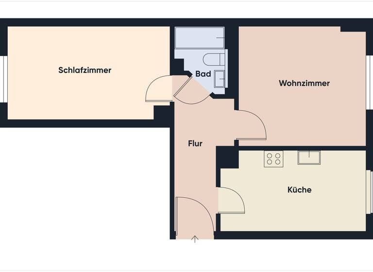 Wohnung zur Miete 620 € 1,5 Zimmer 60 m² frei ab 01.05.2026 Steinbühl Nürnberg 90459