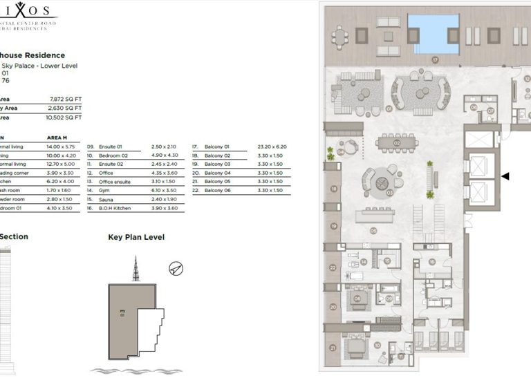 Wohnung zum Kauf - Erstbezug provisionsfrei 14.925.034 € 6 Zimmer 983 m² Dubai