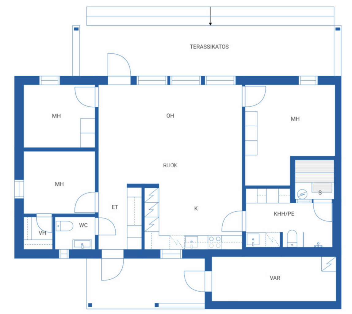 Doppelhaushälfte zum Kauf 259.000 € 4 Zimmer 89,3 m²<br/>Wohnfläche 918 m²<br/>Grundstück Mesimättääntie 6 Muurame 40950