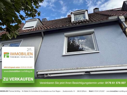 Reihenmittelhaus zum Kauf 195.000 € 5 Zimmer 100 m² 119 m² Grundstück frei ab sofort Elbinger Straße 12 Gifhorn 38518