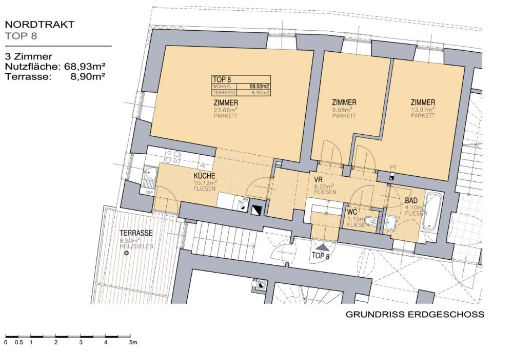 Wohnung zur Miete 520 € 3 Zimmer 68,9 m²<br/>Wohnfläche Altmannsdorf St. Pölten - Ochsenburg 3100