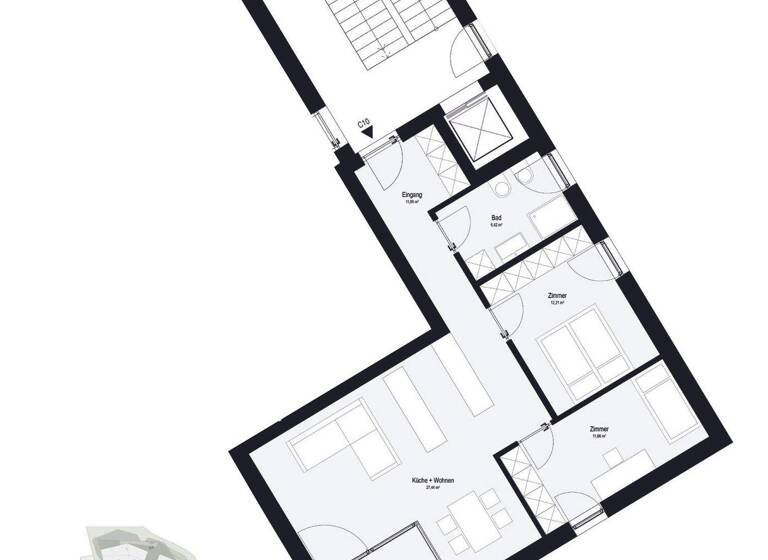 Wohnung zum Kauf 420.000 € 3 Zimmer 69,4 m² 3. Geschoss Pustertaler Straße 17 Kiens 39030