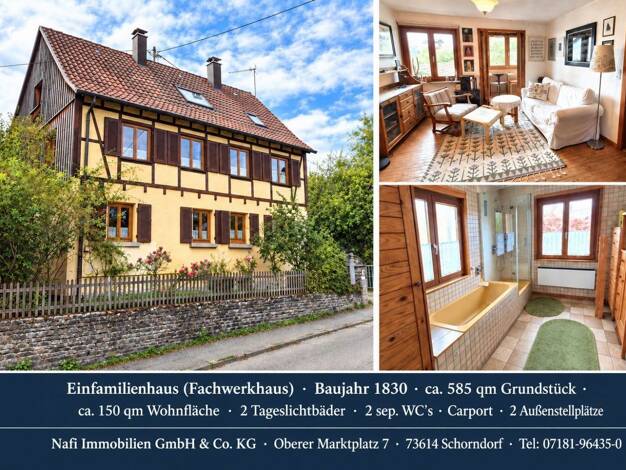 Einfamilienhaus zum Kauf 395.000 € 9 Zimmer 150 m² 585 m² Grundstück Althütte Althütte 71566